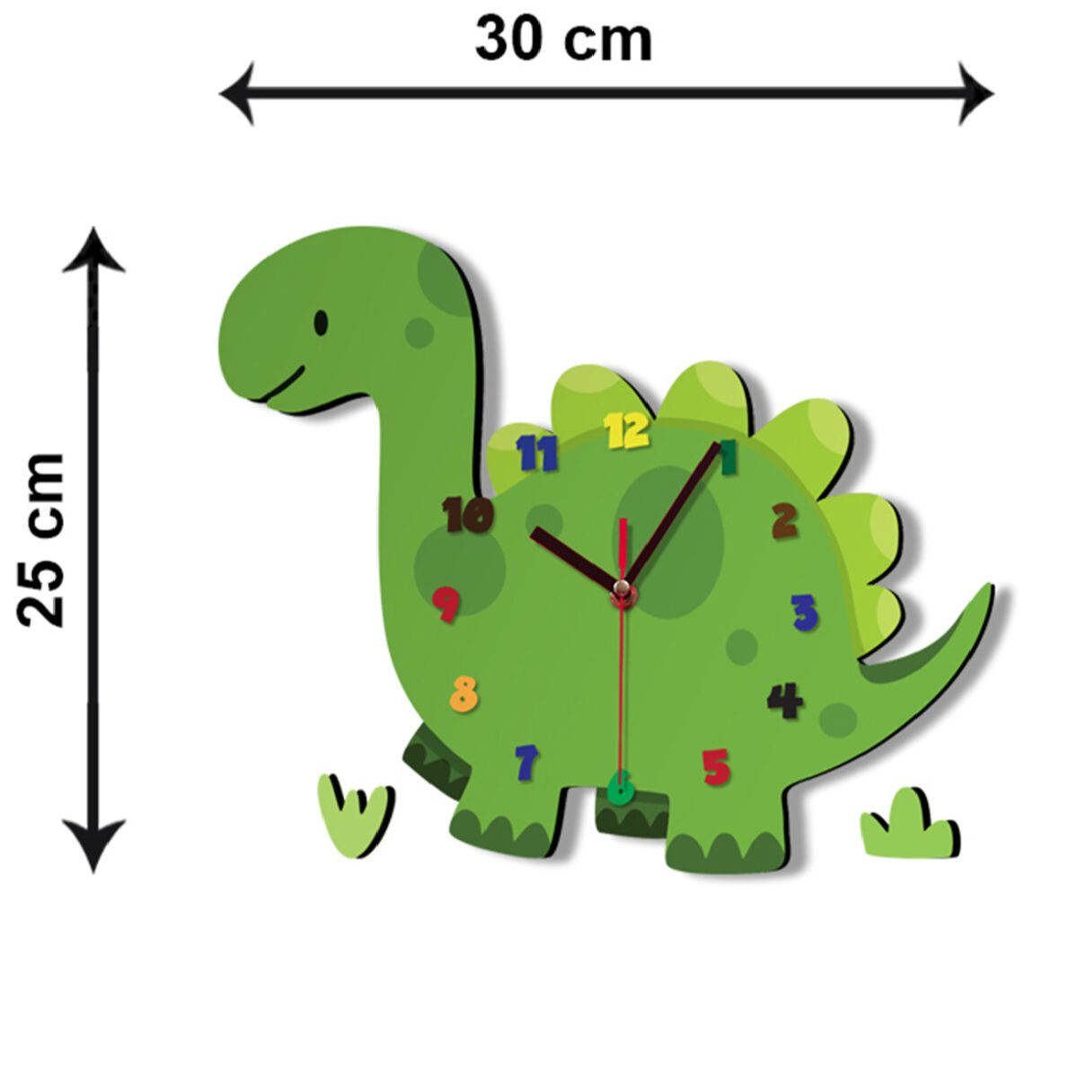 Price and Buy Wooden Nursery Wall Clock with Cute Dinosaur Design - Image 4