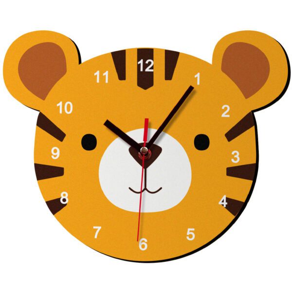 Price and Buy Wooden Nursery Wall Clock with Cute Tiger Design_68fff37deb177.jpeg Price and Buy Wooden Nursery Wall Clock with Cute Tiger Design