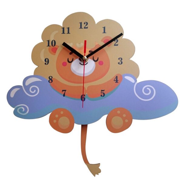 Price and Buy Wooden Nursery Wall Clock with Dream of Little Lion Design_68fff333e5f82.jpeg Price and Buy Wooden Nursery Wall Clock with Dream of Little Lion Design