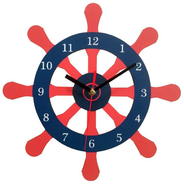 Price and Buy Wooden Nursery Wall Clock with Ship Wheel Design_68fff4500f9a9.jpeg Price and Buy Wooden Nursery Wall Clock with Ship Wheel Design