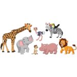 Price and Buy Wooden Nursery Wall Sticker for Baby’s Room Model Animals