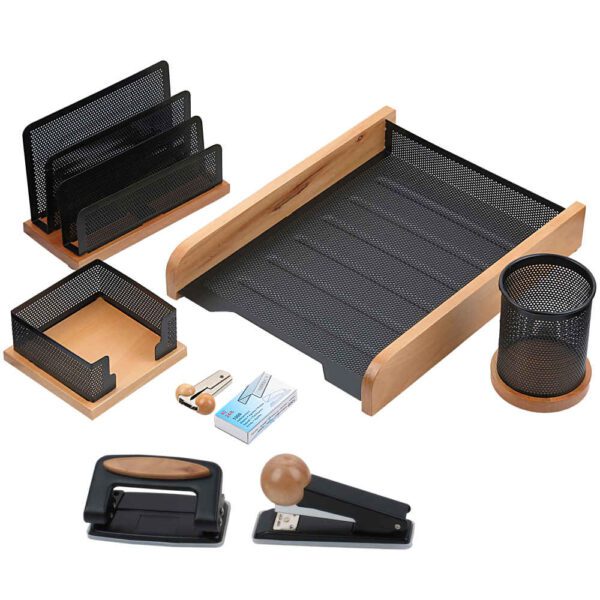 Price and Buy Wooden Office Desk Organizer Accessories – Model Ahoura (8pcs)_68fd5b5c7b7ab.jpeg Price and Buy Wooden Office Desk Organizer Accessories – Model Ahoura (8pcs)
