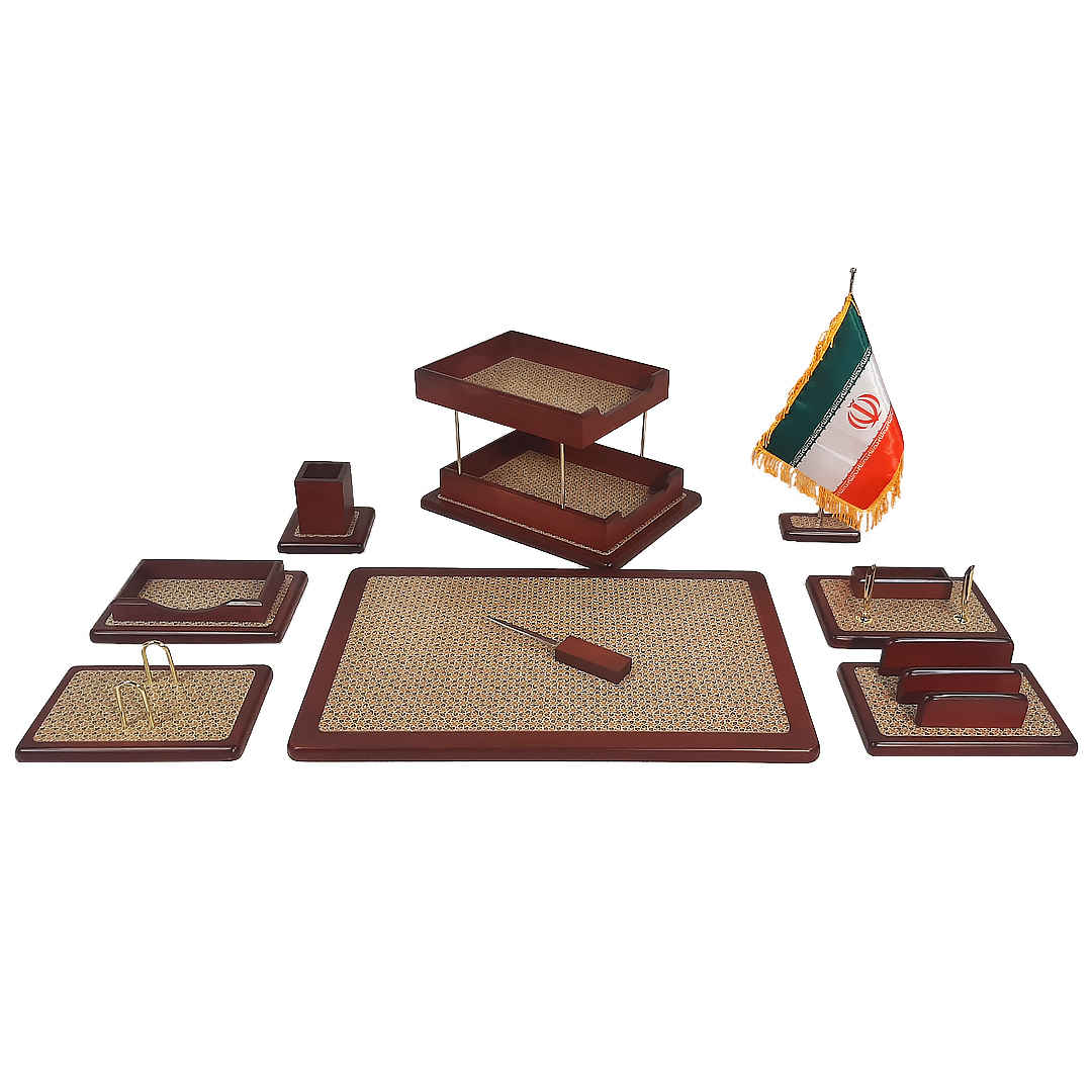 Price and Buy Wooden Office Desk Organizer Accessories – Model Modalin (9pcs)