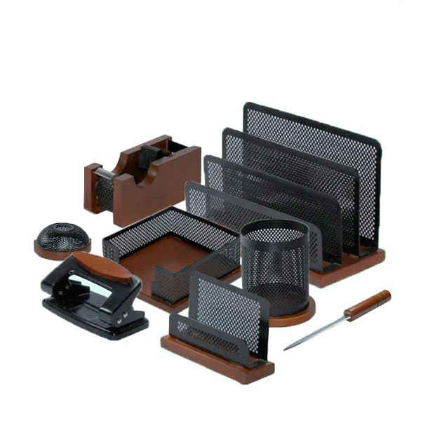 Price and Buy Wooden Office Desk Organizer Accessories – Model Nahid (8pcs) - Image 6