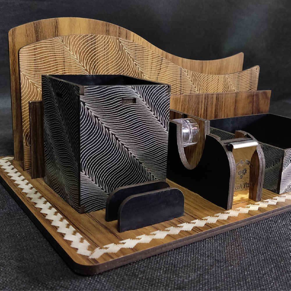 Price and Buy Wooden Office Desk Organizer – Model Mahyas - Image 4