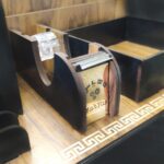 Price and Buy Wooden Office Desk Organizer with Geometric Design - Image 3