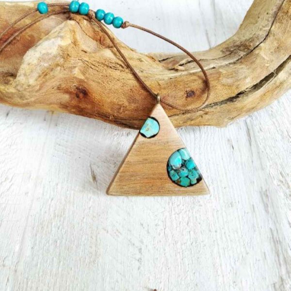 Price and Buy Wooden Pendant Necklace with Turquoise Artistic Style Triangle_68fd260185d47.jpeg Price and Buy Wooden Pendant Necklace with Turquoise Artistic Style Triangle