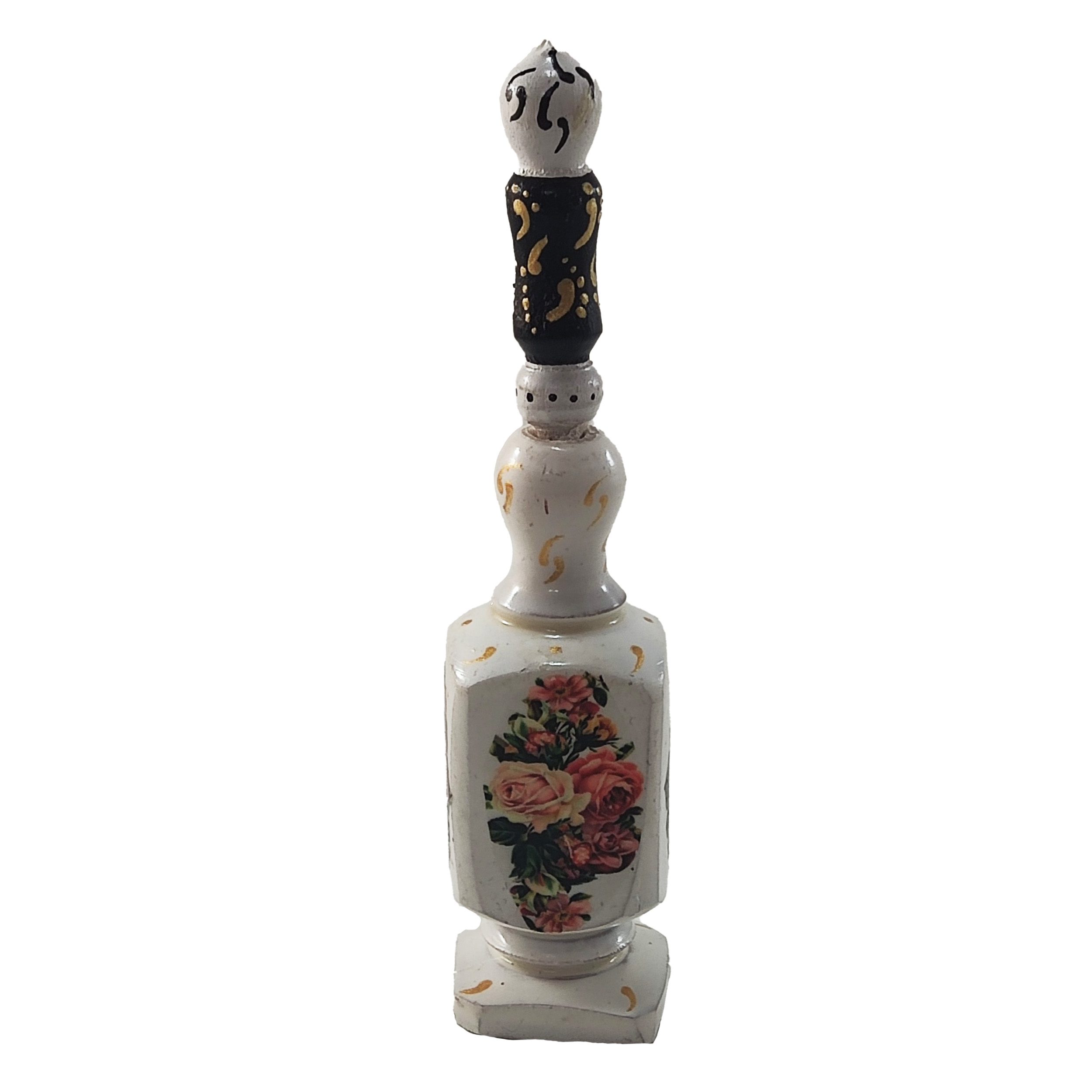 Price and Buy Wooden Persian Surma Dani Container for Keeping Kohl Floral Design (x2)