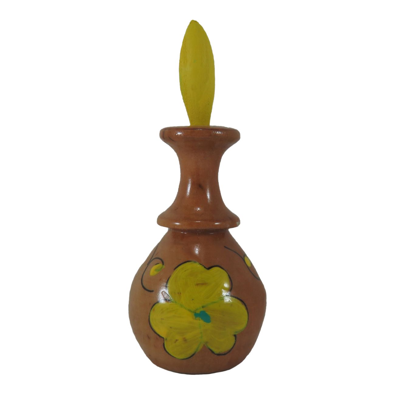 Price and Buy Wooden Persian Surma Dani Kohl Holder to Keep Surma Floral (x2)