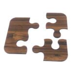 Price and Buy Wooden Puzzle Coaster Set – Suitable for Coffee Tables & Home Decor (4x) - Image 5