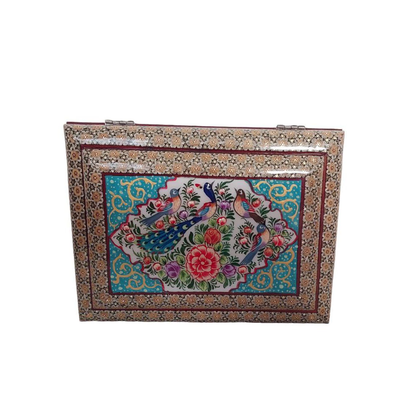 Price and Buy Wooden Quran Storage Box Handmade Khatamkari – Elegant Islamic Decor - Image 3