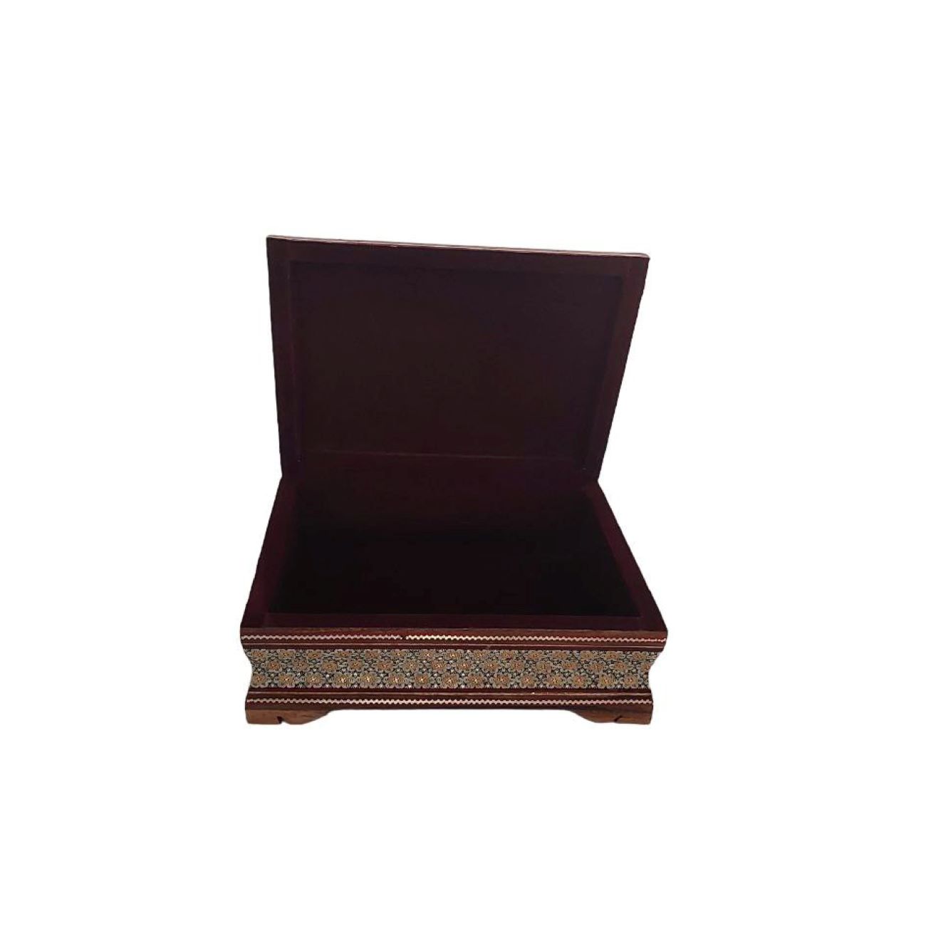 Price and Buy Wooden Quran Storage Box Handmade Khatamkari – Elegant Islamic Decor - Image 4