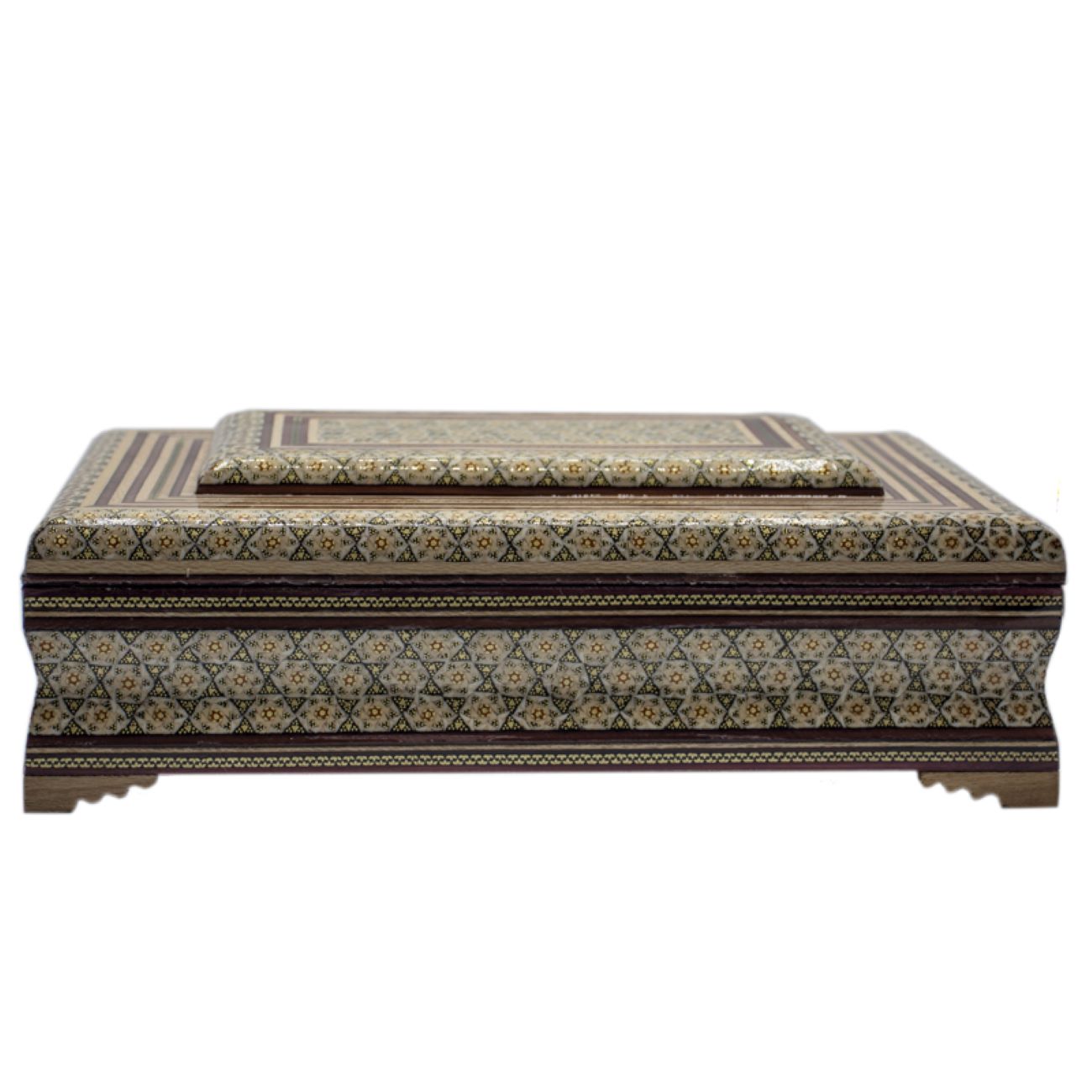 Price and Buy Wooden Quran Storage Box Khatamkari Handcrafted Elegant & Functional - Image 4