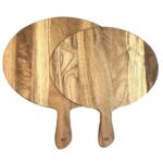 Price and Buy Wooden Serving & Cutting Board – Ideal for Cheese Board and Charcuterie (Set of 2)