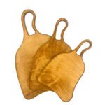 Price and Buy Wooden Serving & Cutting Board Set with Stand – Set of 3