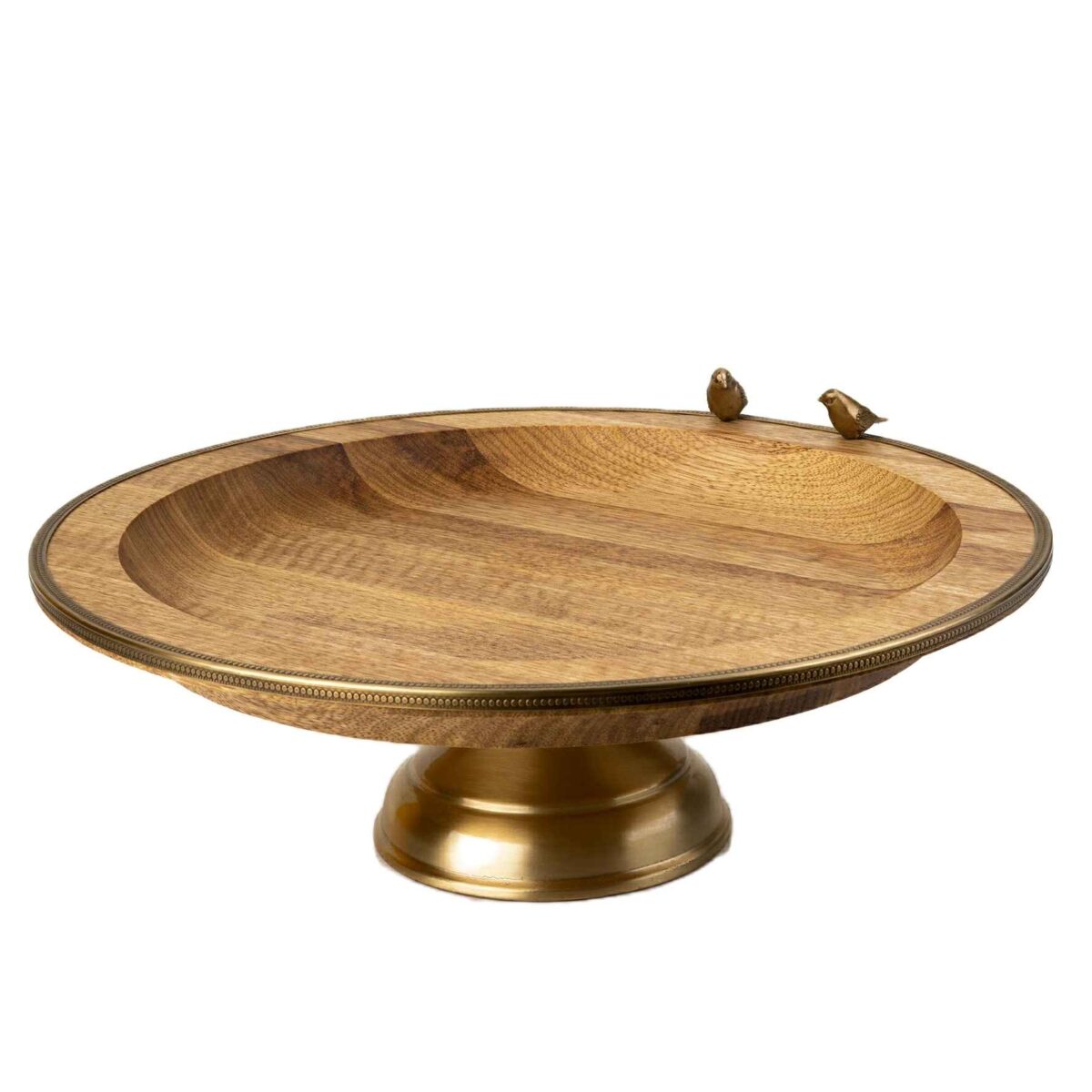 Price and Buy Wooden Serving Platter for Fruits and Sweets Bird Design