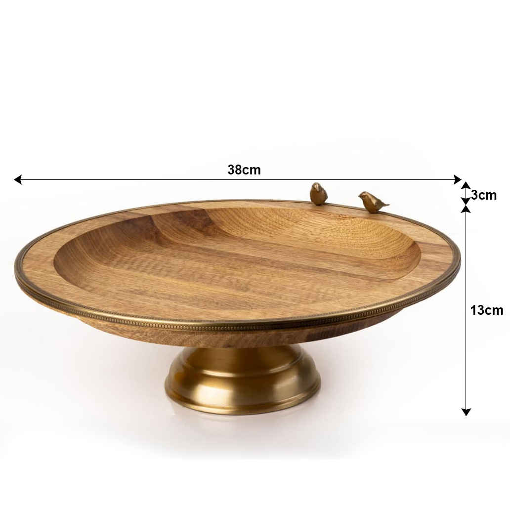 Price and Buy Wooden Serving Platter for Fruits and Sweets Bird Design - Image 3