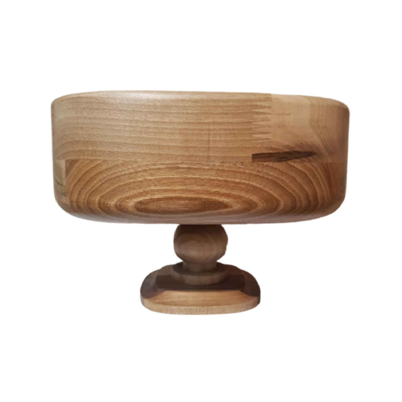 Price and Buy Wooden Serving Stand with Unique Square and Bowl Shape_69012defac629.jpeg Price and Buy Wooden Serving Stand with Unique Square and Bowl Shape - Image 1