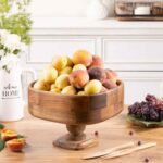 Price and Buy Wooden Serving Stand with Unique Square and Bowl Shape - Image 3