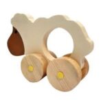 Price and Buy Wooden Sheep Push pull Toy – Handmade Rolling Animal Toy for Toddlers - Image 4