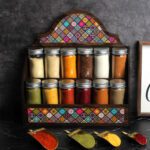 Price and Buy Wooden Spice Rack with 12 Jars – Persian Inspired Barsam - Image 4