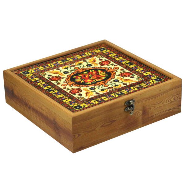 Price and Buy Wooden Tea box Organizer with chests and Persian Pattern Elena_68fcb6835151e.jpeg Price and Buy Wooden Tea box Organizer with chests and Persian Pattern Elena