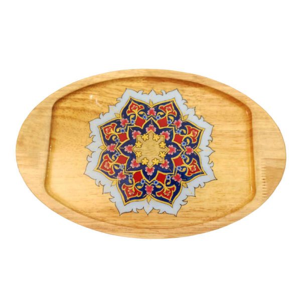 Price and Buy Wooden Tea Serving Tray – Tazhib Design | Ideal for Tea, Coffee & Snacks_68fd9552a128e.jpeg Price and Buy Wooden Tea Serving Tray – Tazhib Design | Ideal for Tea, Coffee & Snacks