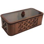 Price and Buy Wooden Tea Storage Box with Geometric Home Décor Theme - Image 4