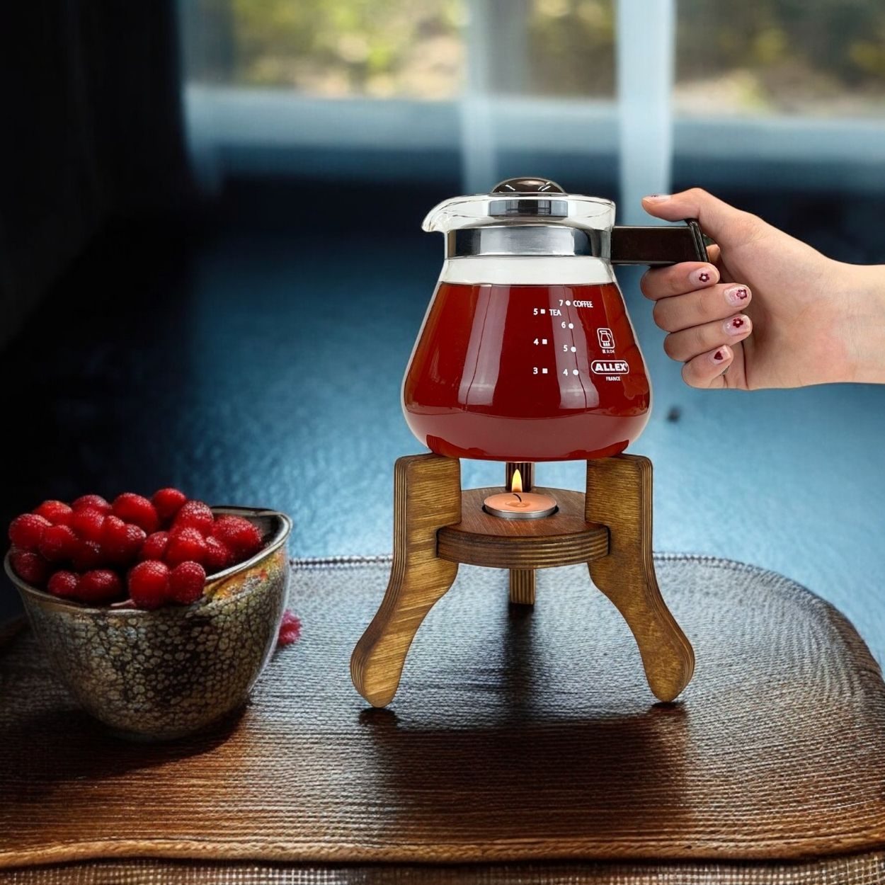 Price and Buy Wooden Teapot Warmer Stand – Keep Your Tea and Herbal Infusions Warm_6903e583daa69.jpeg Price and Buy Wooden Teapot Warmer Stand – Keep Your Tea and Herbal Infusions Warm - Image 4