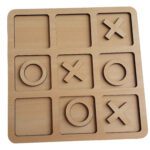 Price and Buy Wooden Tic Tac Toe Board Game – Timeless Strategy Game