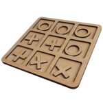 Price and Buy Wooden Tic Tac Toe Board Game – Timeless Strategy Game - Image 3