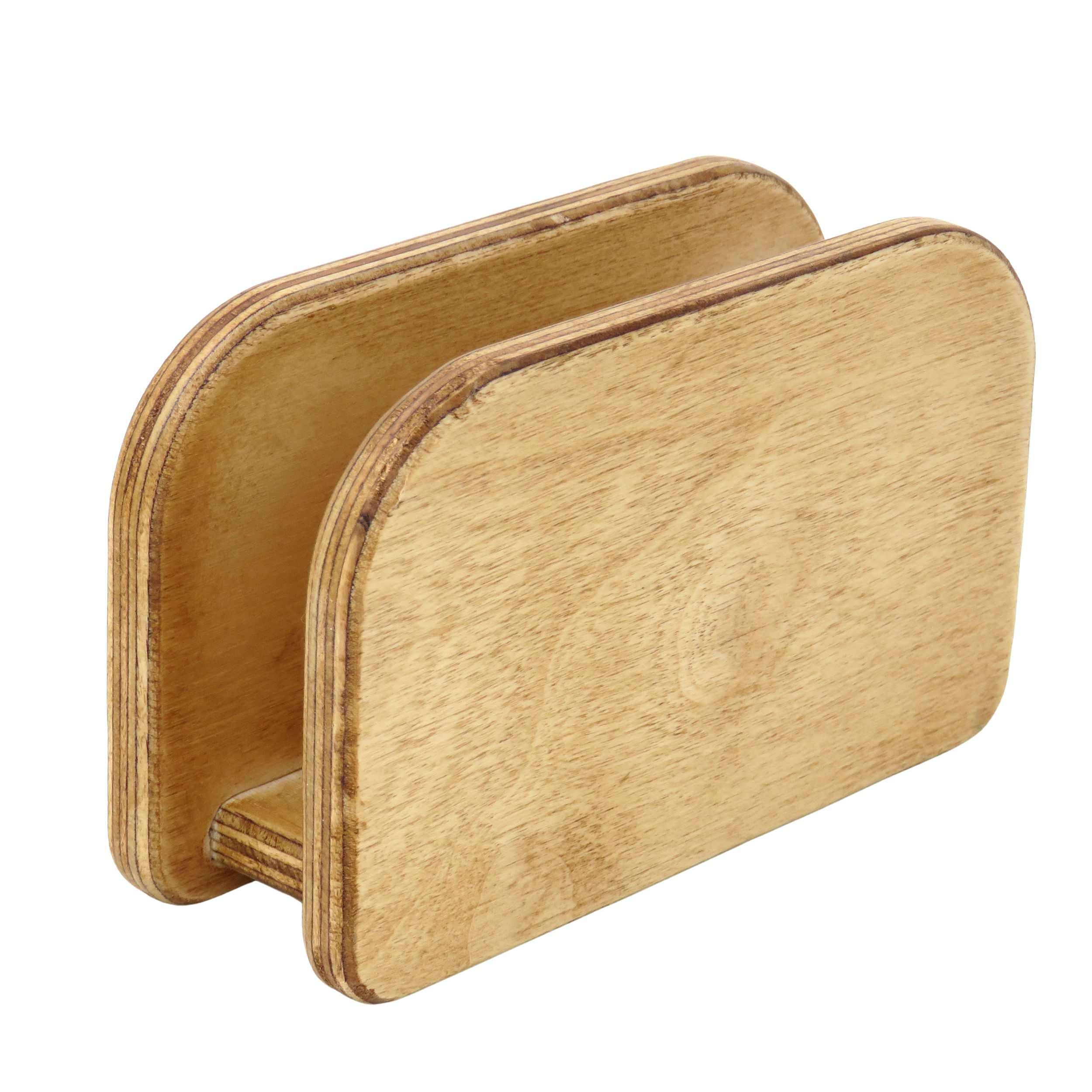Price and Buy Wooden Tissue Paper Holder – Ideal for Dining Tables