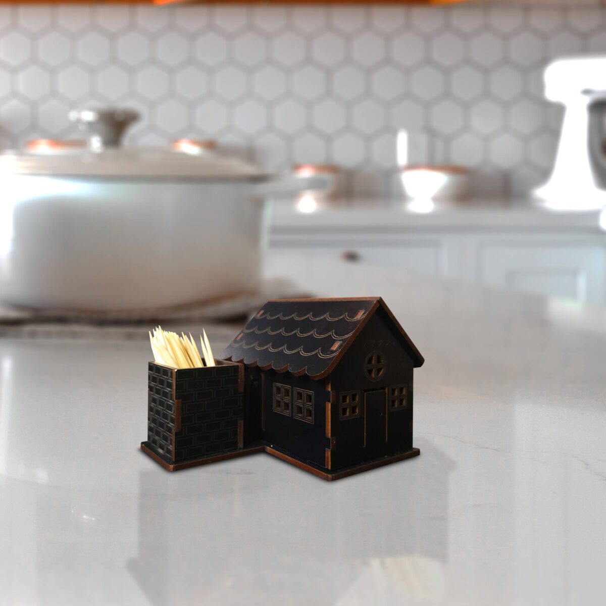 Price and Buy Wooden Toothpick Holder with Cottage Design for Your Table - Image 9