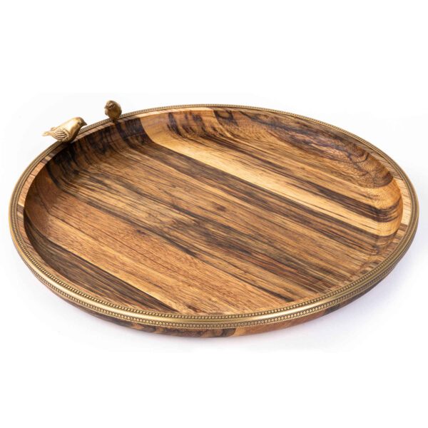 Price and Buy Wooden Tray with Golden Border & Bird Motif – Decorative & Practical_68fe6b050ccbb.jpeg Price and Buy Wooden Tray with Golden Border & Bird Motif – Decorative & Practical