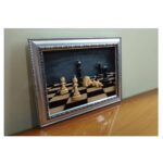 Price and Buy Wooden Wall Art – Marquetry Technique with Chess Board Design - Image 5