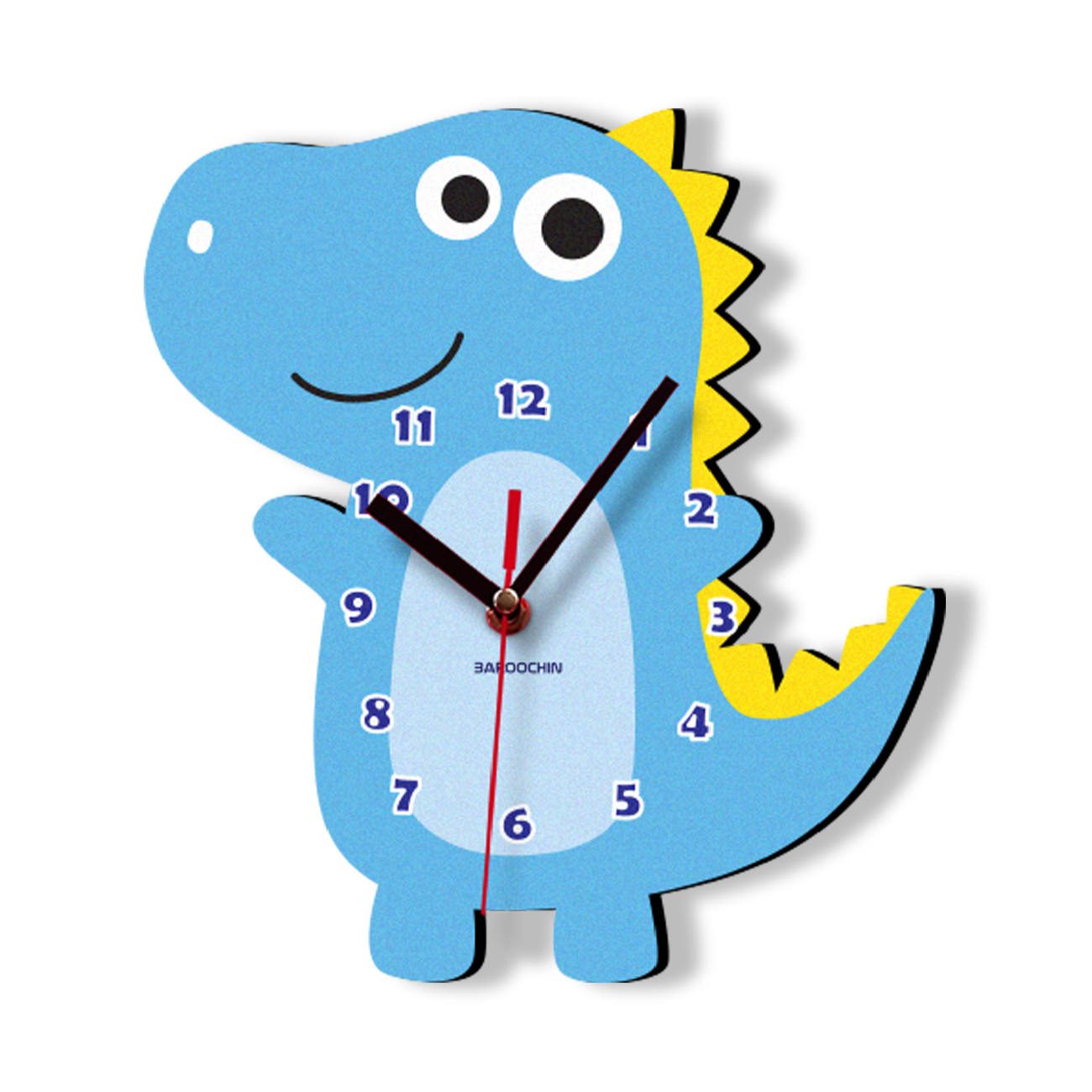 Price and Buy Wooden Wall Clock for Children’s Room Model Dinosaur - Image 4