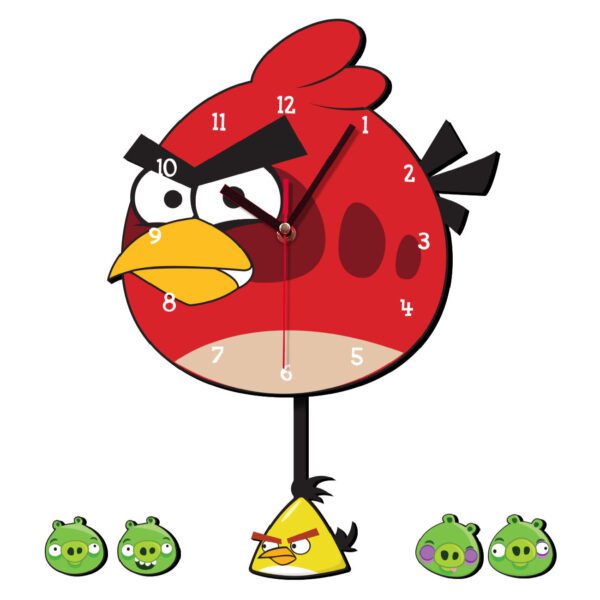 Price and Buy Wooden Wall Clock for Children’s Room with Angry Bird Design_690026b36fb2a.jpeg Price and Buy Wooden Wall Clock for Children’s Room with Angry Bird Design