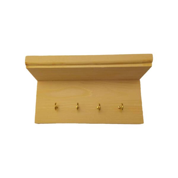 Price and Buy Wooden Wall Key Holder – Rustic Home Organizer for Keys with 4 Hooks_6902797032135.jpeg Price and Buy Wooden Wall Key Holder – Rustic Home Organizer for Keys with 4 Hooks