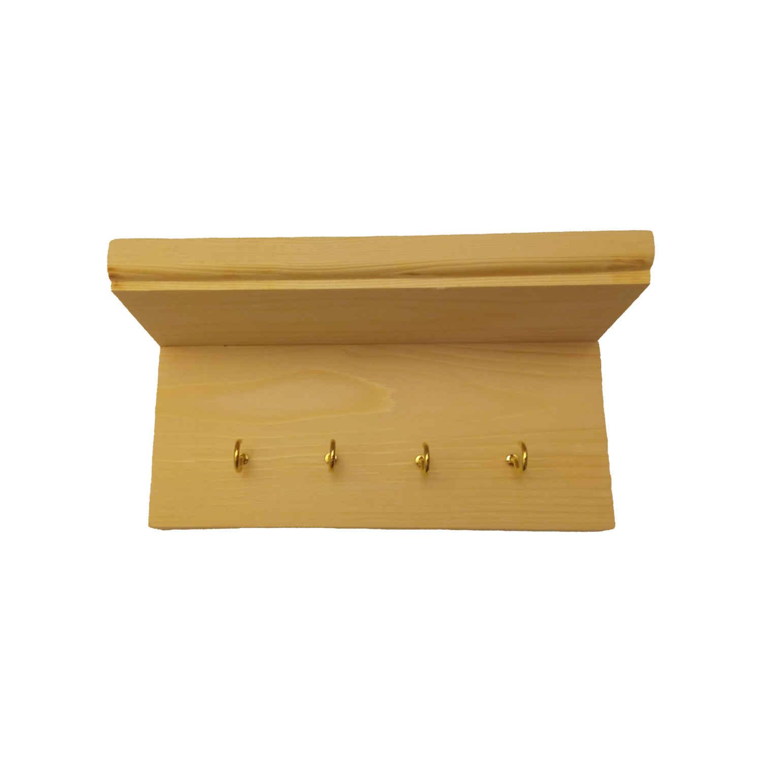 Price and Buy Wooden Wall Key Holder – Rustic Home Organizer for Keys with 4 Hooks_6902797032135.jpeg Price and Buy Wooden Wall Key Holder – Rustic Home Organizer for Keys with 4 Hooks - Image 1