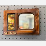 Price and Buy Wooden Wall-Mounted  Mirror Key Holder with Traditional Design