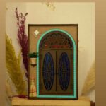 Price and Buy Wooden Wall-Mounted Mirror Key Holder with Traditional Opening Door Design
