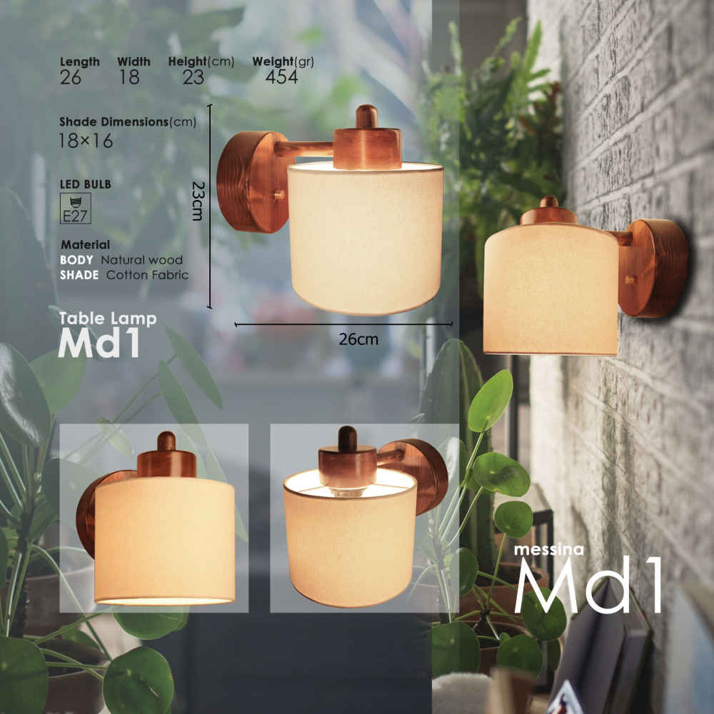 Price and Buy Wooden Wall Sconce Light Modern and Minimalist Style Cozy Aesthetic MD1 - Image 4