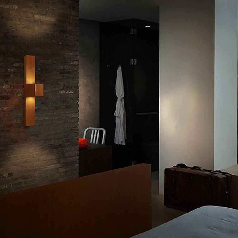 Price and Buy Wooden Wall Sconce Light Modern and Minimalist Style Cozy Aesthetic U2 - Image 3