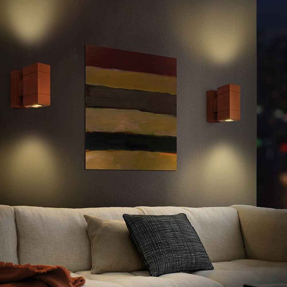 Price and Buy Wooden Wall Sconce Light Modern and Minimalist Style Cozy Aesthetic U7 - Image 4