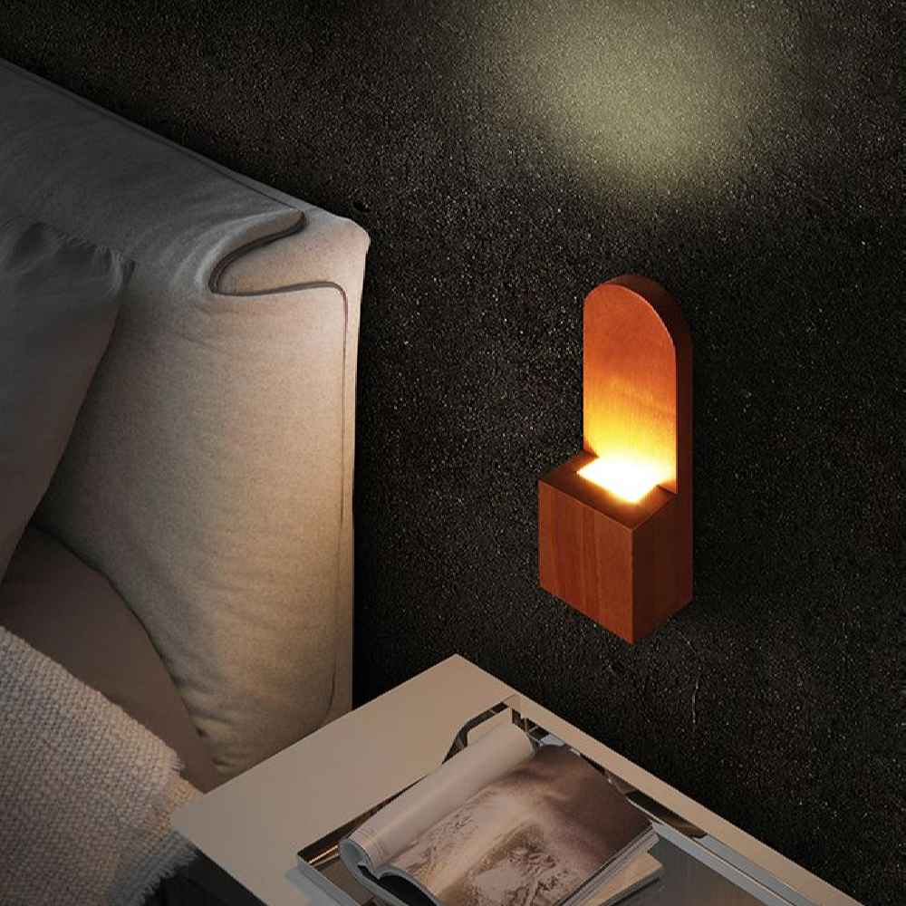 Price and Buy Wooden Wall Sconce Light Modern and Minimalist Style Cozy Aesthetic U9 - Image 4