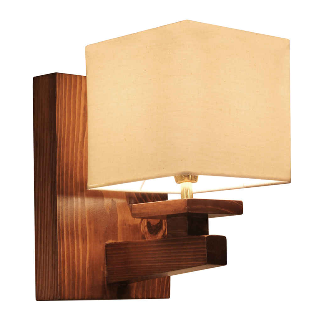 Price and Buy Wooden Wall Sconce Light Modern and Minimalist Style Cozy Aesthetic VS2