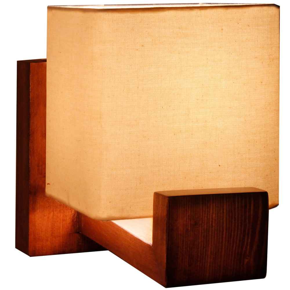 Price and Buy Wooden Wall Sconce Light Modern and Minimalist Style Cozy Aesthetic
