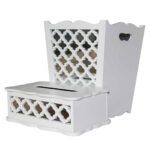 Price and Buy Wooden Waste Basket & Tissue Box Set – Ayene