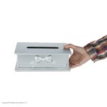 Price and Buy Wooden Waste Basket & Tissue Box Set – Bowtie Design - Image 5