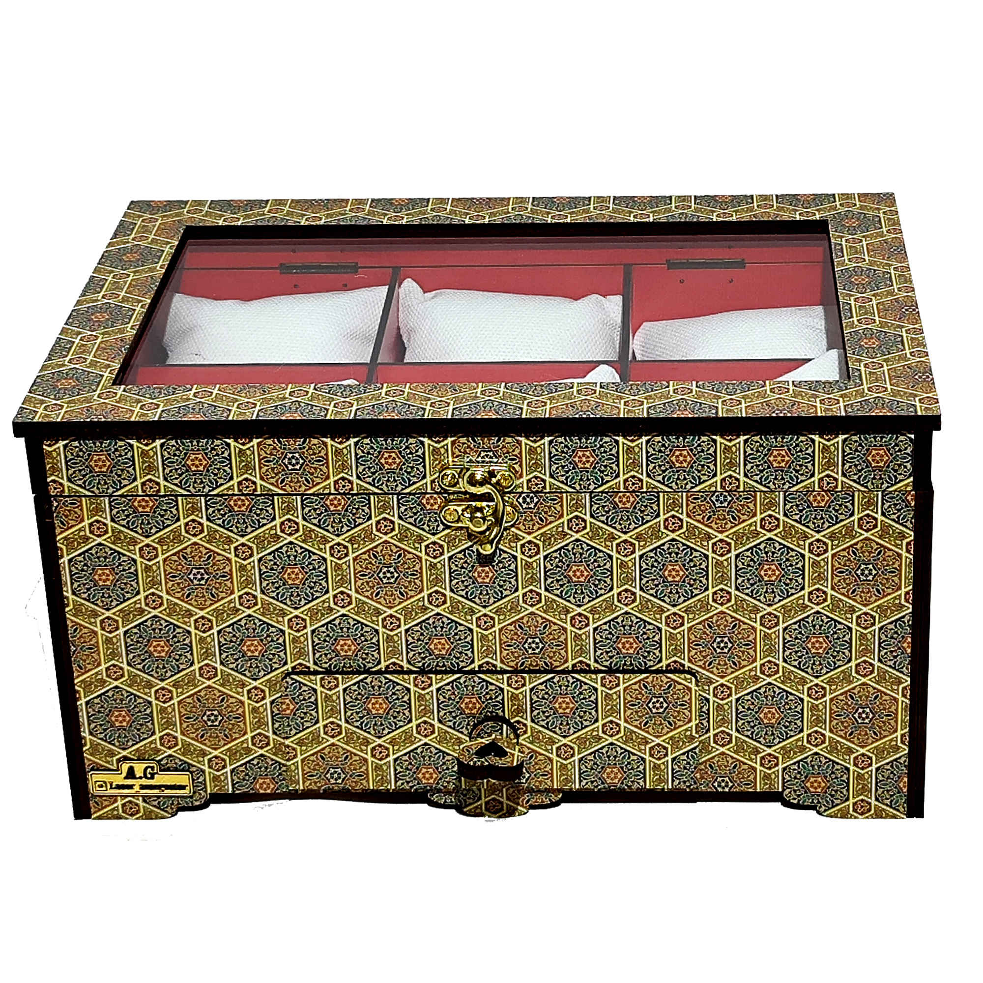 Price and Buy Wooden Watch Box – 6 Slots, Inspired by Persian Elegance